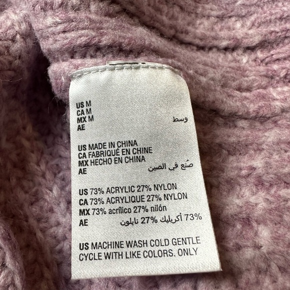 brand: Style & co, open sweater, knitted, with buttons, size M - Picture 7 of 10